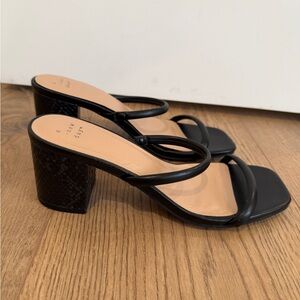Target A New Day Black Heeled Sandals